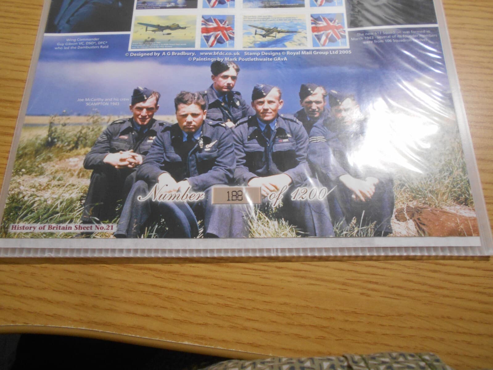 GB 2005 Dambusters Sheet  - Ref XE42L T 4