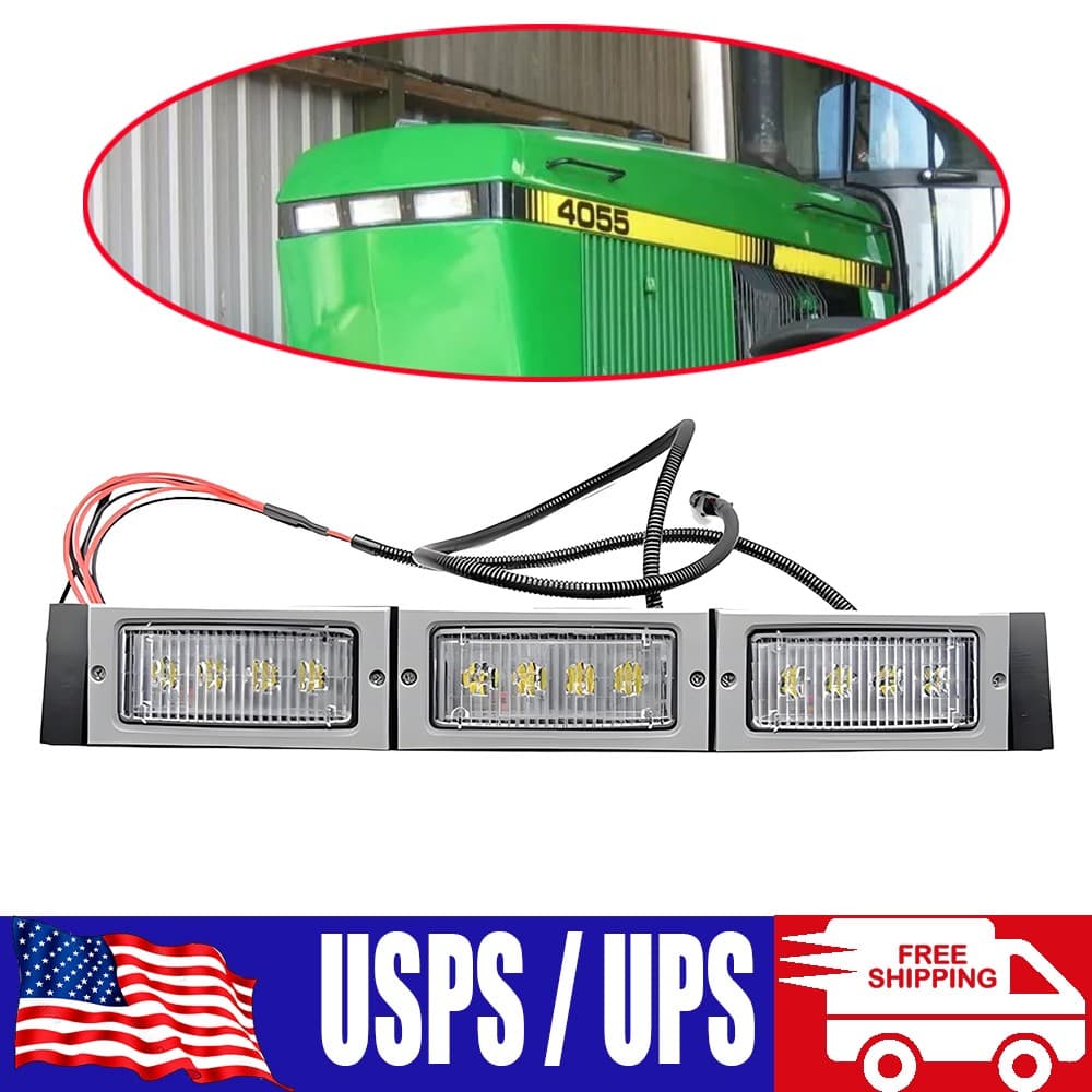RE306510 For John Deere Tractor 50-55 Series + LED Hood Light Conversion Kit