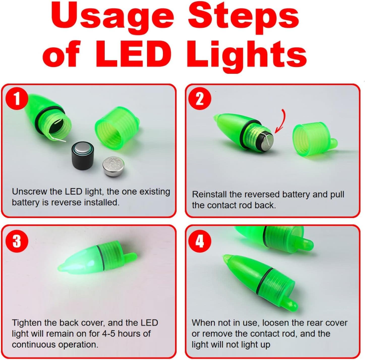 30 Pcs Fishing Bells Clips Fishing Rod Alarm with Dual Alert Bells with Colorful 2