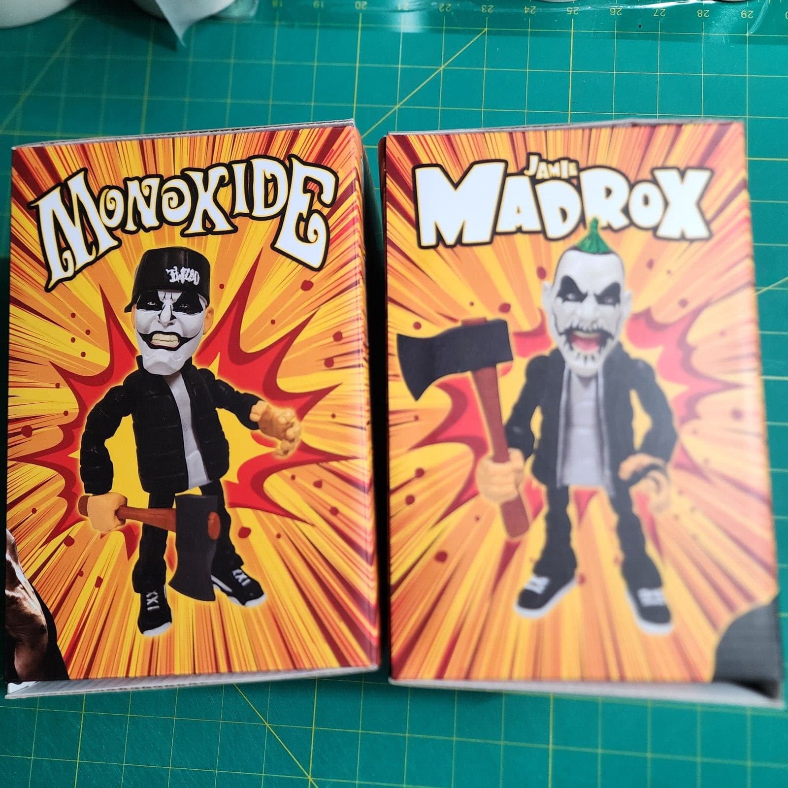 RARE NEW Twiztid 1ST RUN Action Figures ICP INSANE CLOWN POSSE MADROX MONOXIDE 4