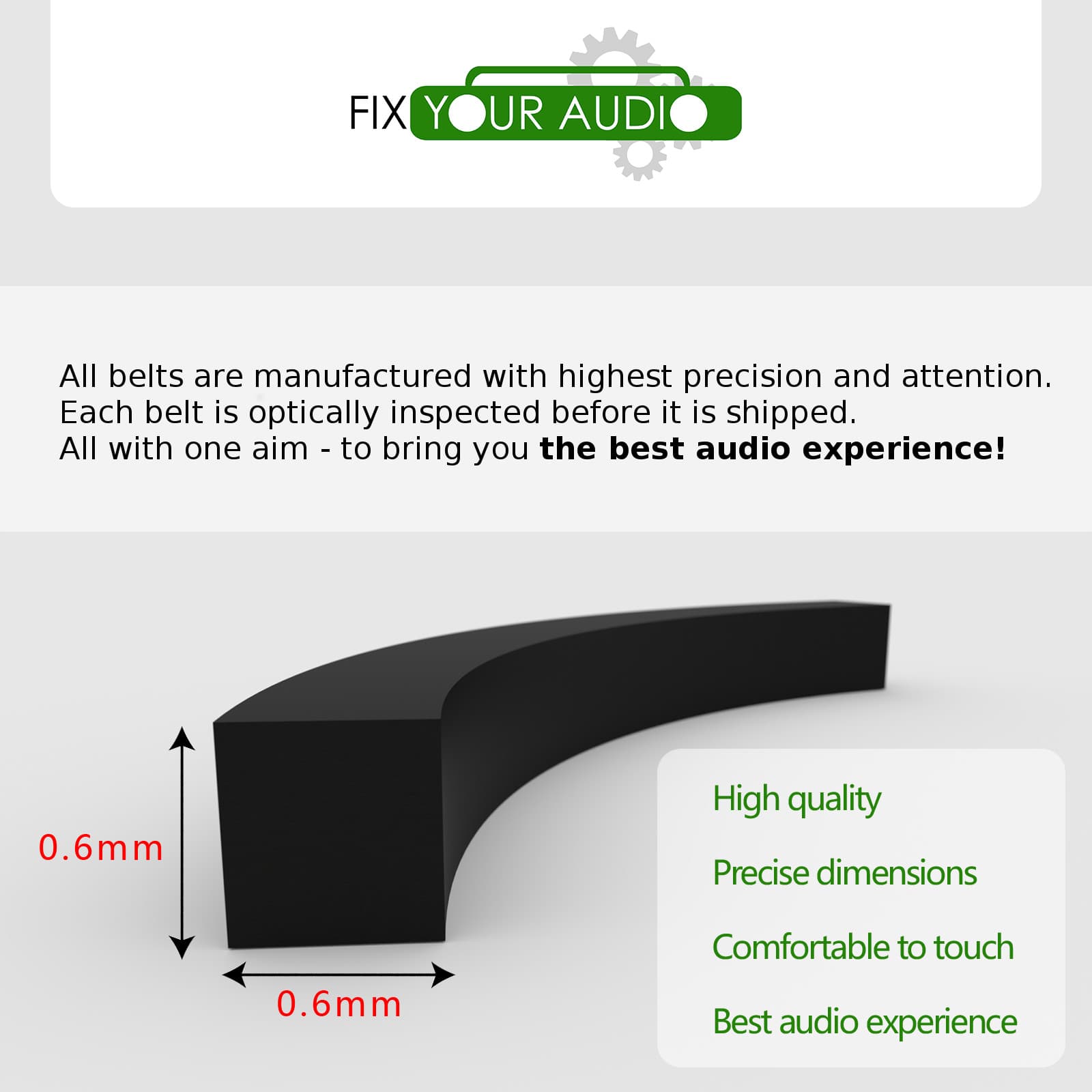 Belt for Sony WM FX321 WM FX323 WM FX325 WM FX353 WM FX355 WM FX373 Walkman 2