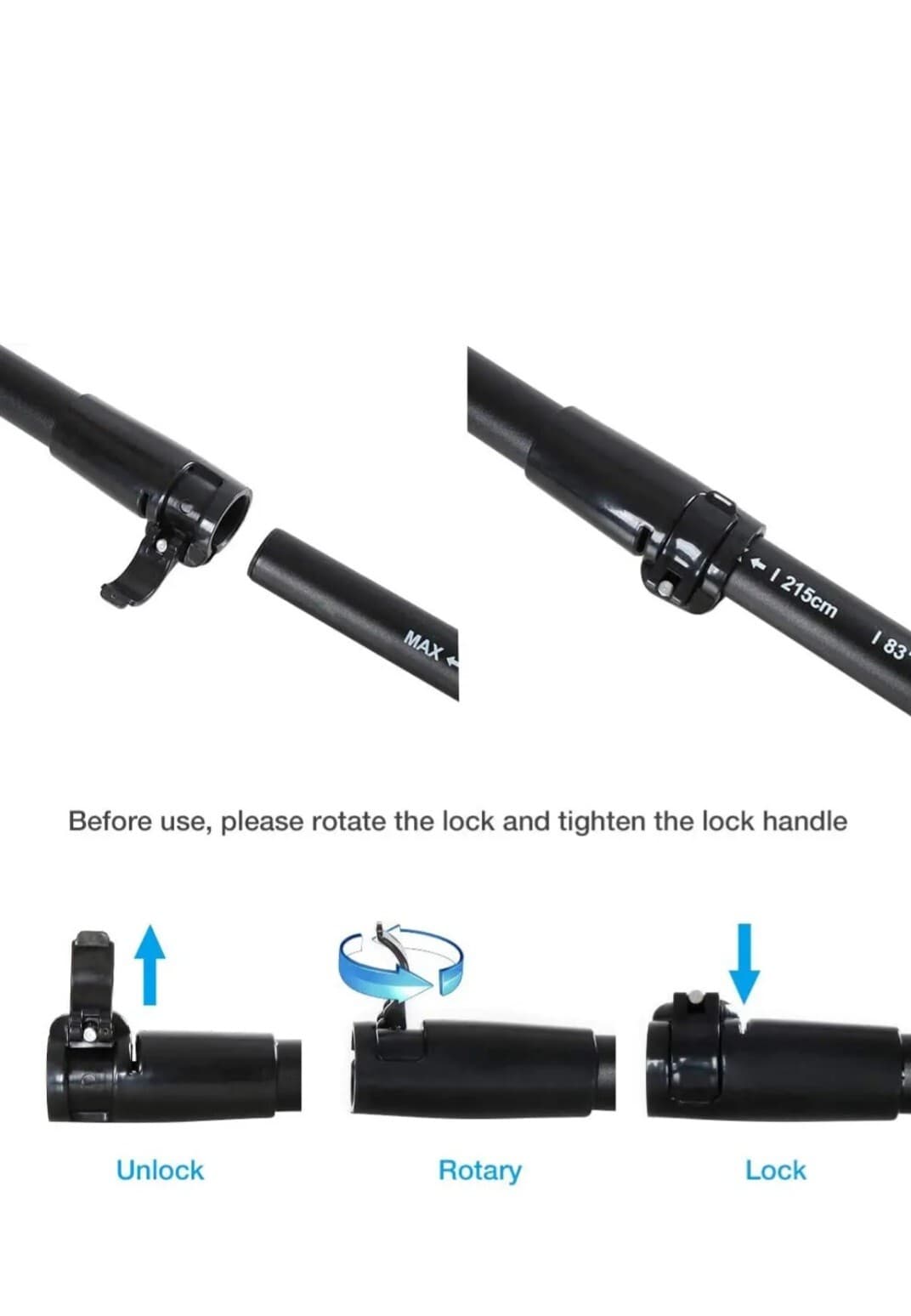 Serene Life Paddle - Adjustable 3 Pieces Stand-Up Board Paddles Floating Alumin 6