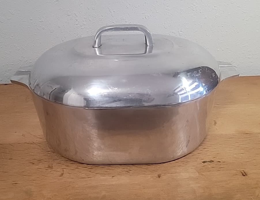 VTG Magnalite  4265  8 Qt Roaster Dutch Oven Trivet & Lid 5