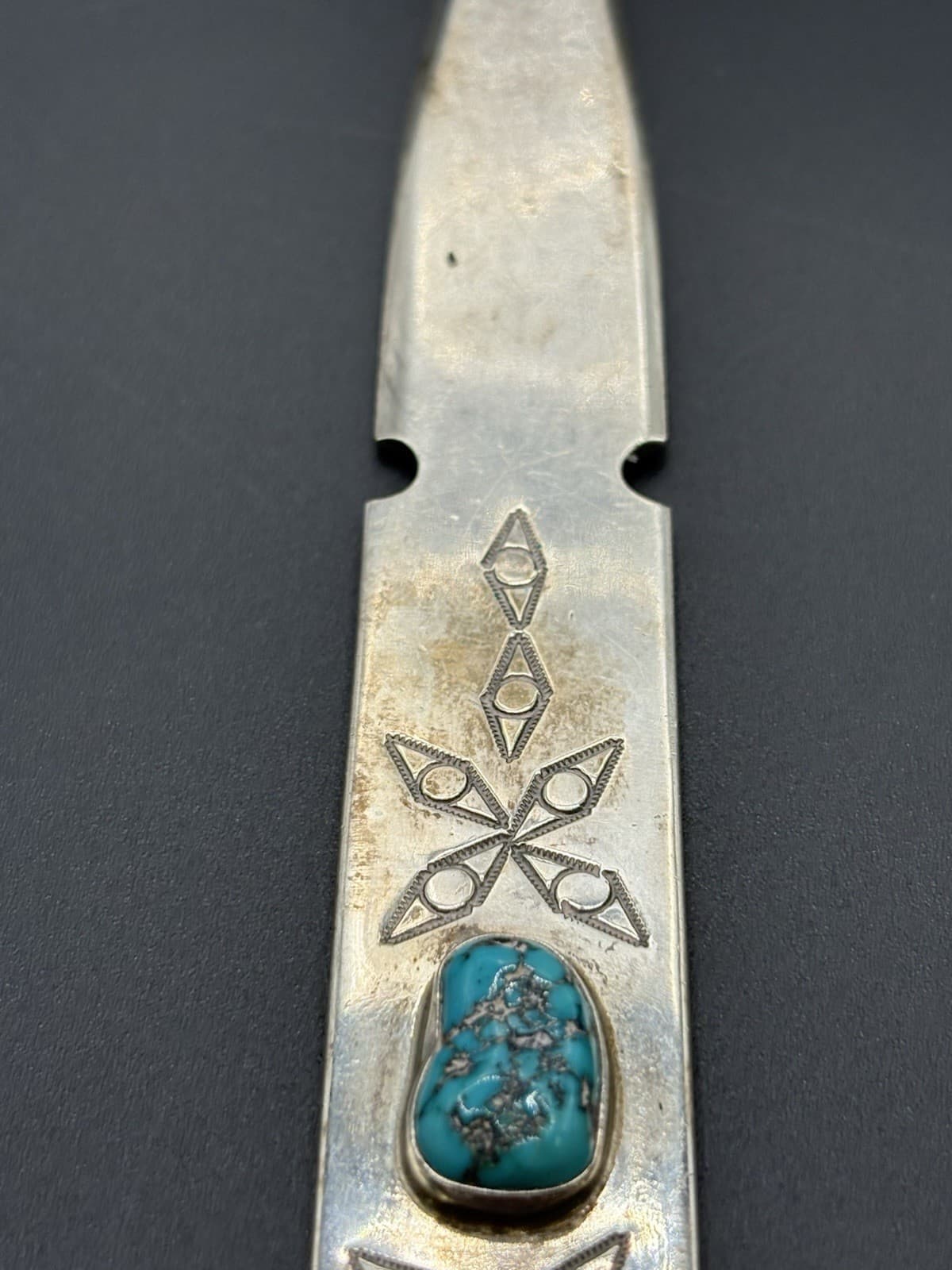 Vintage Cherokee Native American Turquoise Letter Opener 80 Grams X15 4