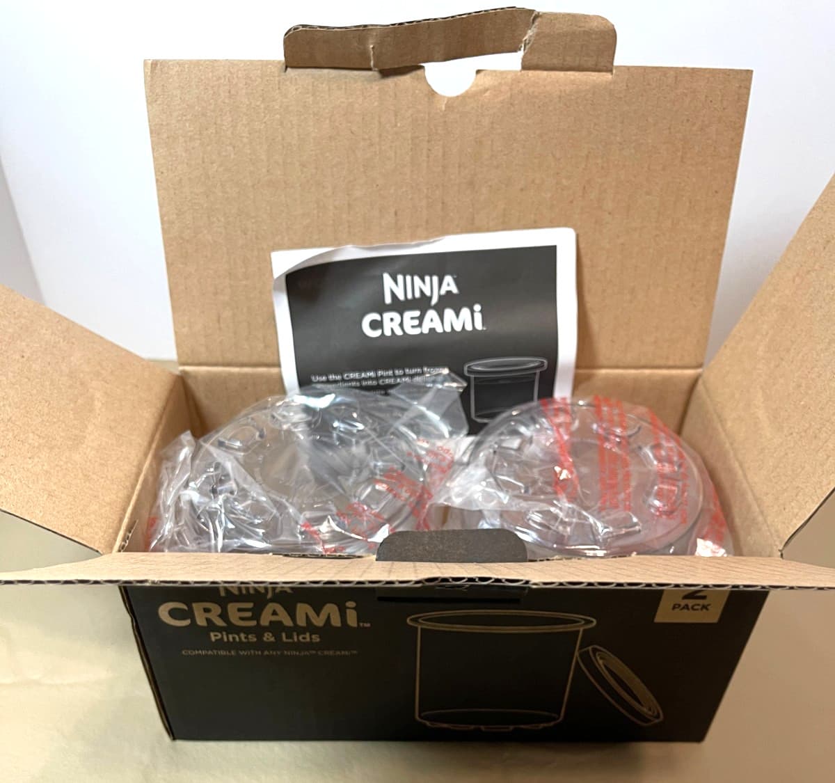 Ninja 4 Pint Containers & Storage Lids New Compatible with any Ninja Creami 4