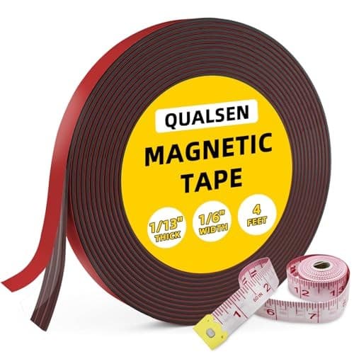 Magnetic Tape - Strong Flexible Magnetic Strips with 1/2 Inch x 4 Feet 2