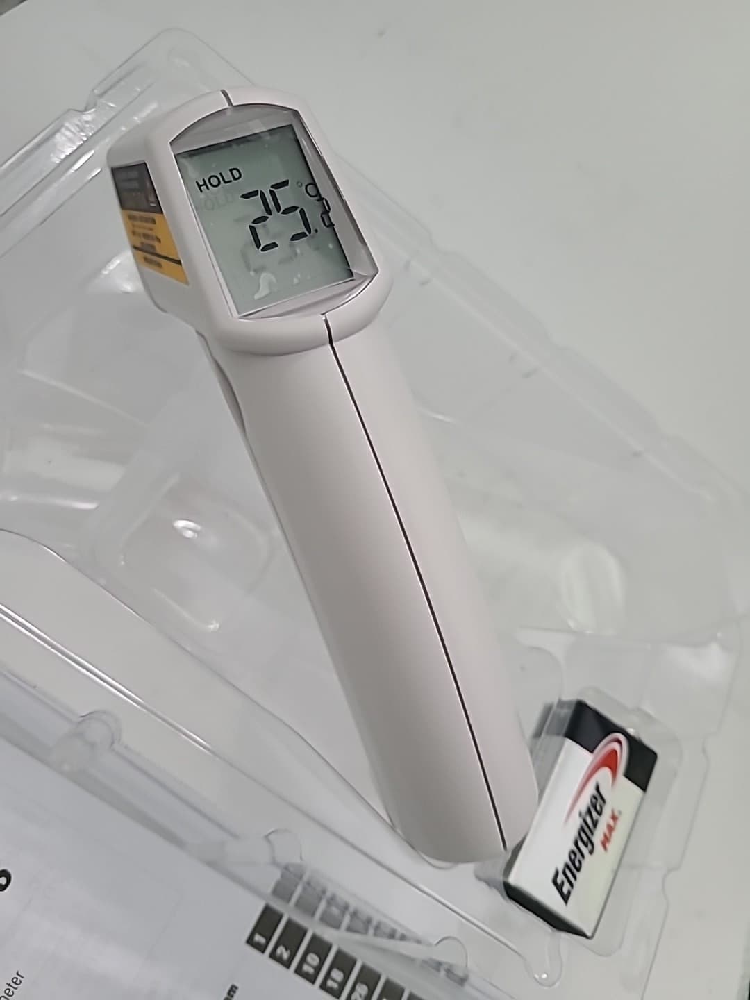 Raytek MiniTemp FS Noncontact Food Thermometer -25F to 400F Temp 9V Battery 6