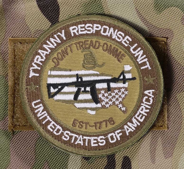Tyranny Response Unit, Militia, Patriotic, 2nd Amendment, Tactical Morale Patch 3