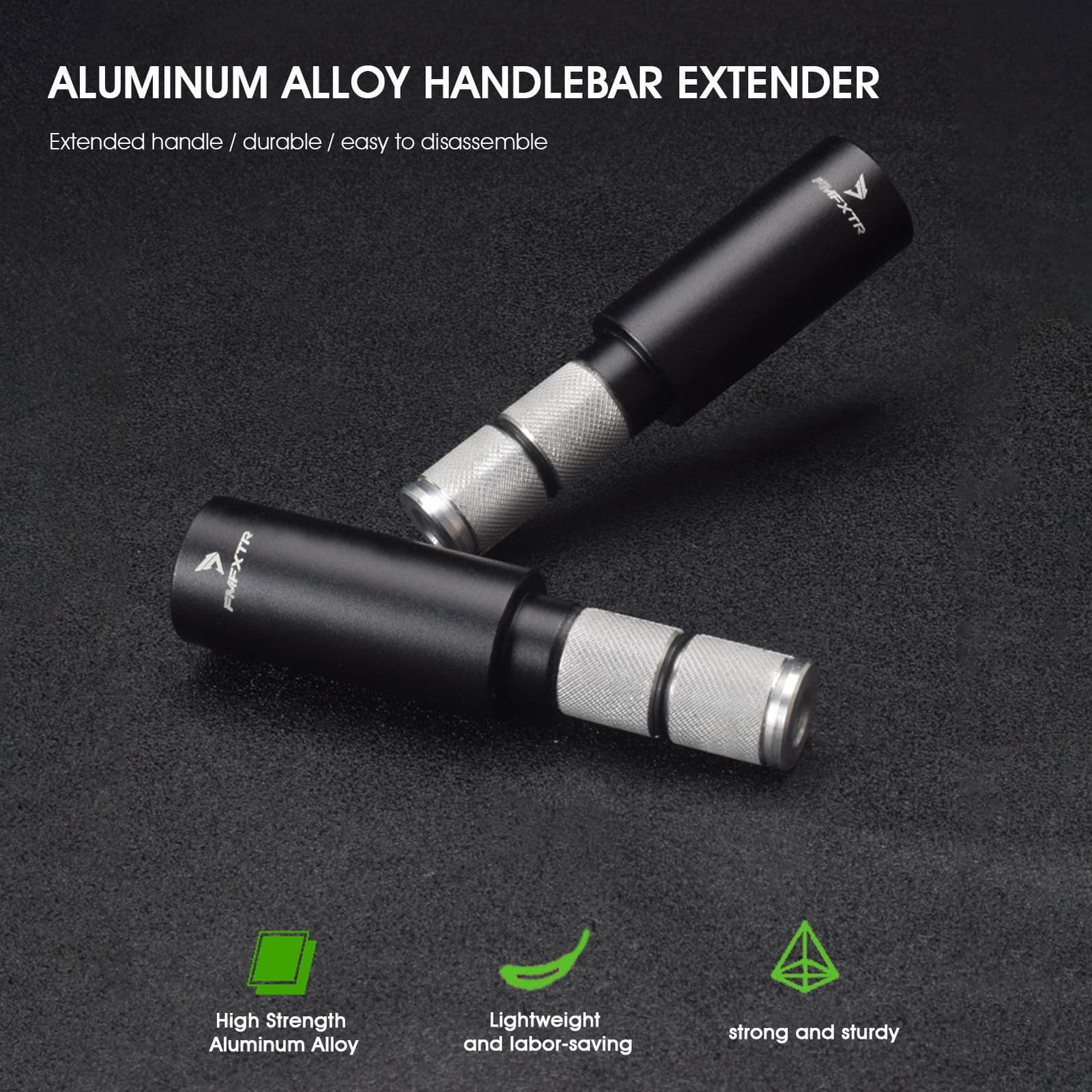 Handlebar Bar End Extension Plug Aluminum Alloy Handlebar Extender for MTB Bike 6
