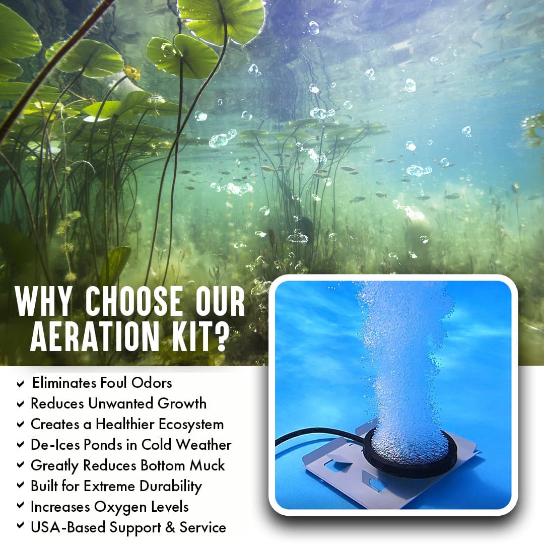 HALF OFF PONDS Pro 6.7 CFM Deep Subsurface Aeration Rocking Piston Compressor 3