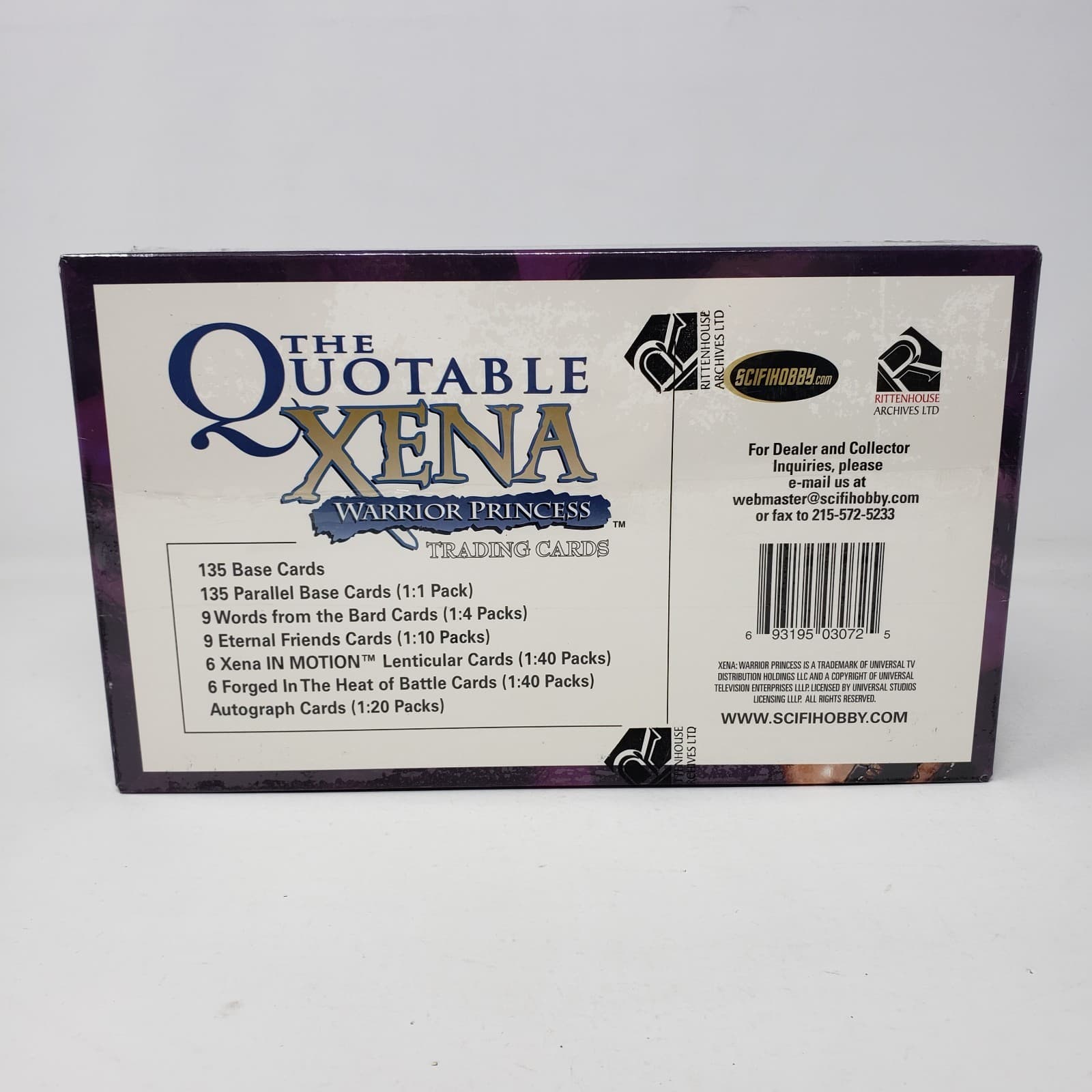 The Quotable Xena Warrior Princess Trading Cards - NEW/SEALED 2