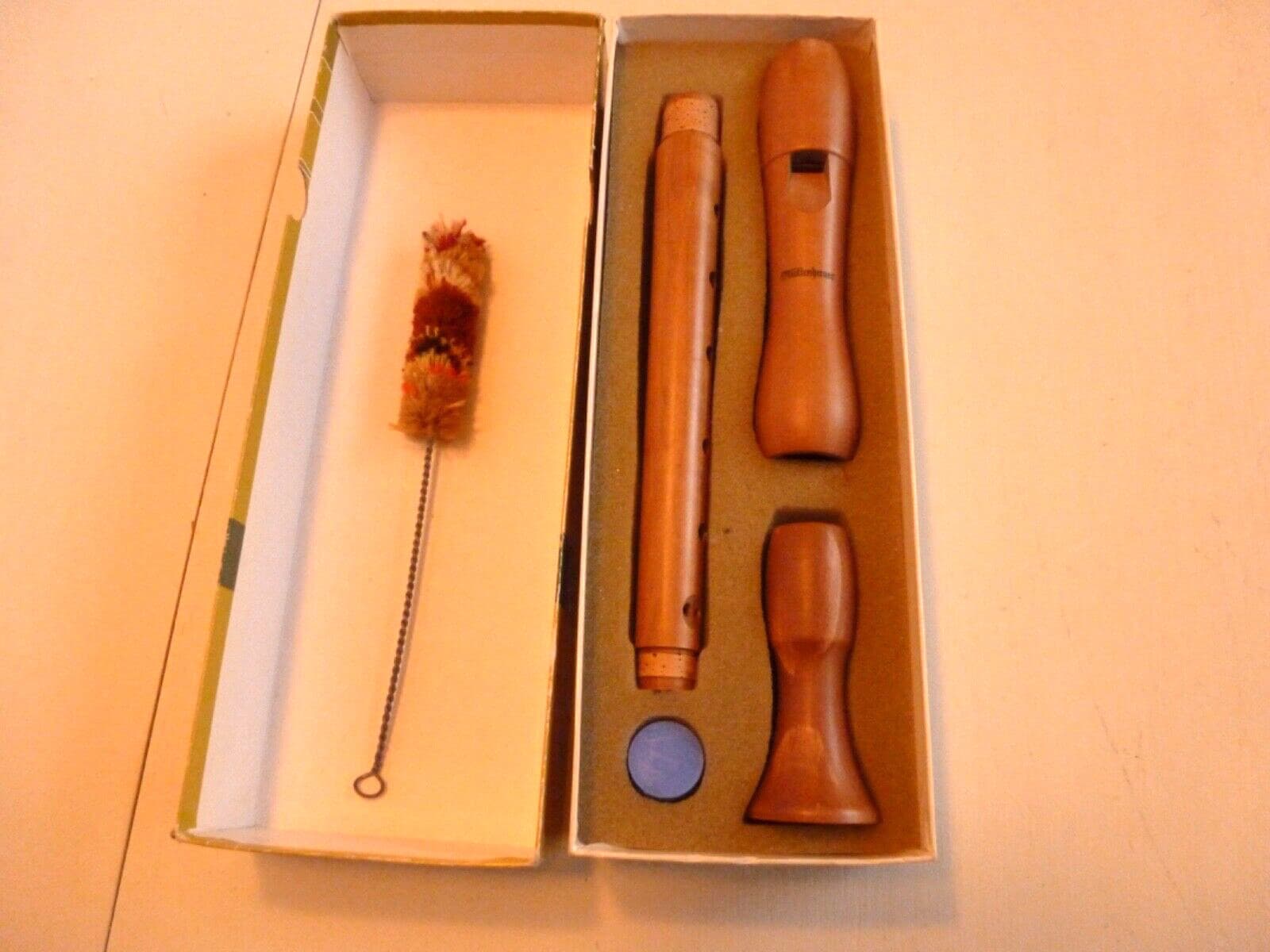 Mollenhauer Recorder F Alt Eine Blockflote Wood With Original Box Germany 2