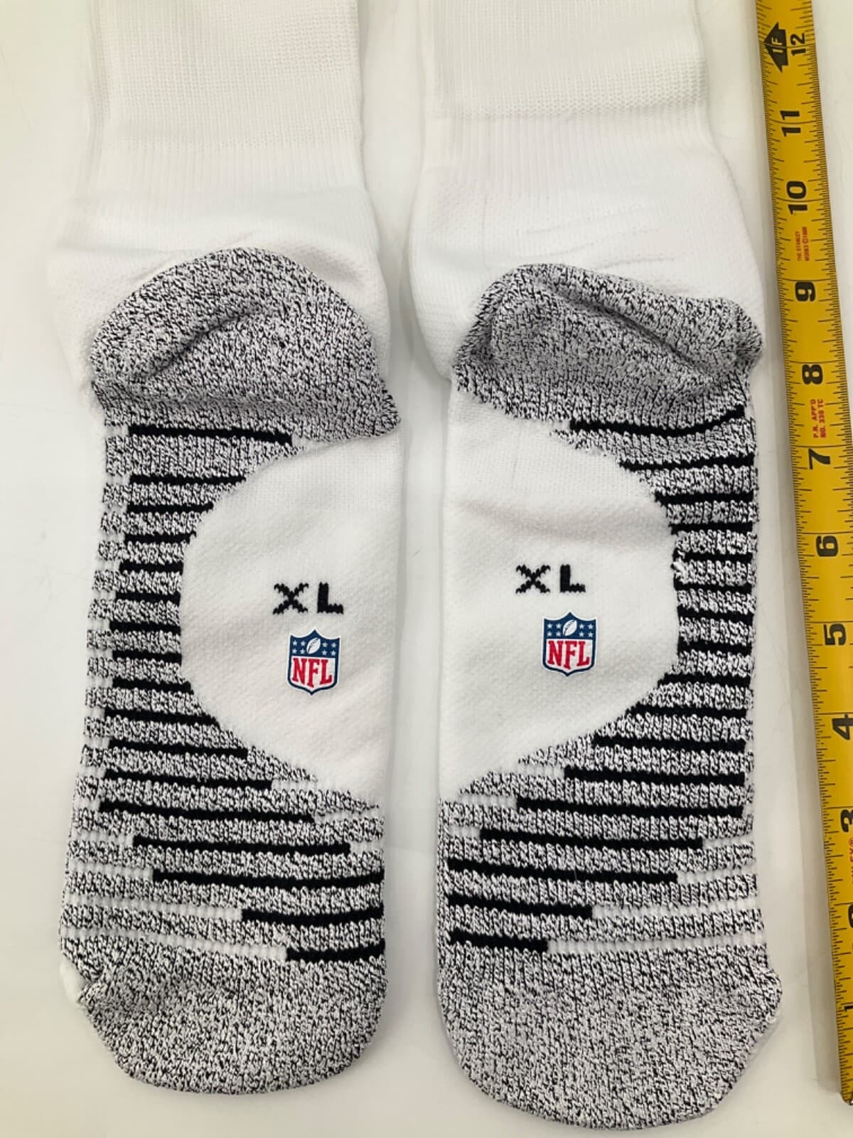 2017 MIAMI DOLPHINS TEAM ISSUED NIKE AQUA/NAVY GAME SOCKS SIZE: X-LARGE 2