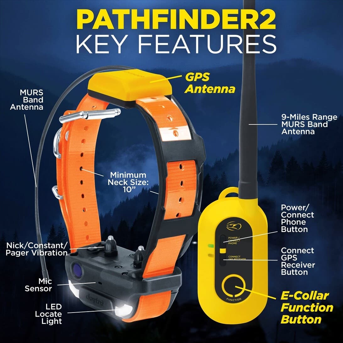 Dogtra PATHFINDER2 GPS Dog Tracking & Training System, E-Fence, LED Beacon Light 3