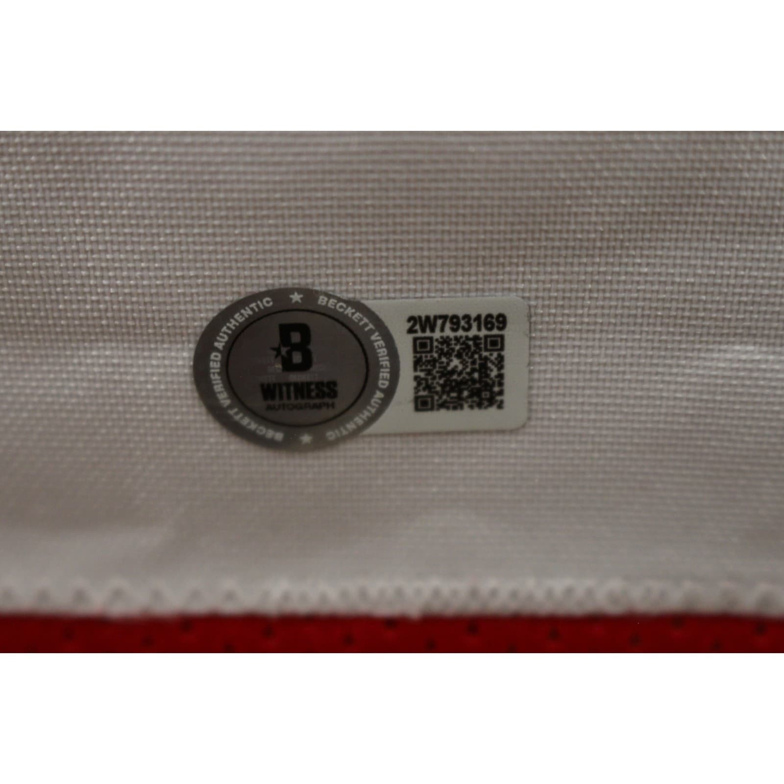 Quinshon Judkins Autographed College Style XL Red Jersey Beckett Witness 50079 3