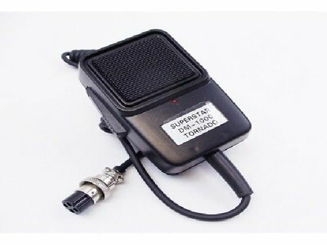 MICROPHONE dynamic DM-1000 power MIC with echo. Wired for 4 pin Cobra, Galaxy,