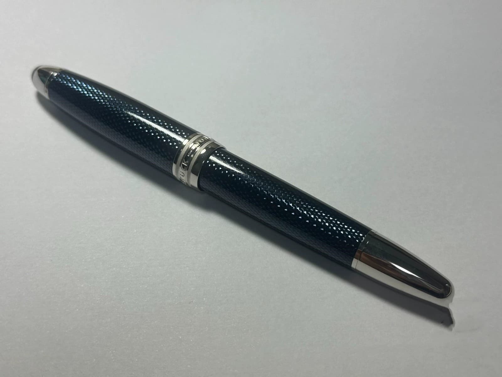 Perfect Twilight Blue Piston Inking Series M nib Fountain Pen No Box 4