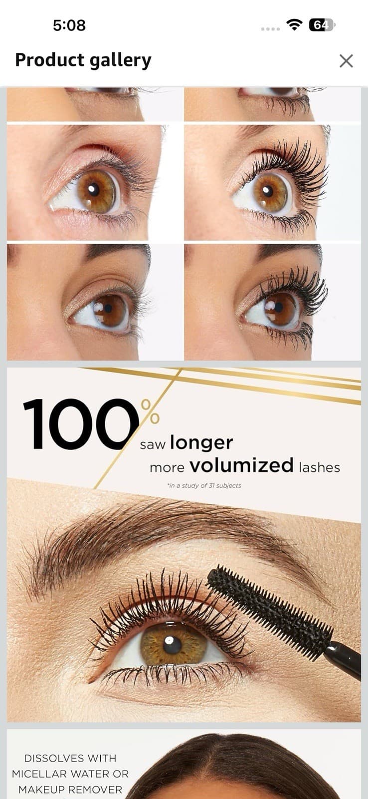 Tarte Tartelette Lash Extension Tubing Mascara BLACK 8ml- 0.27 OZ NEW in Box 3