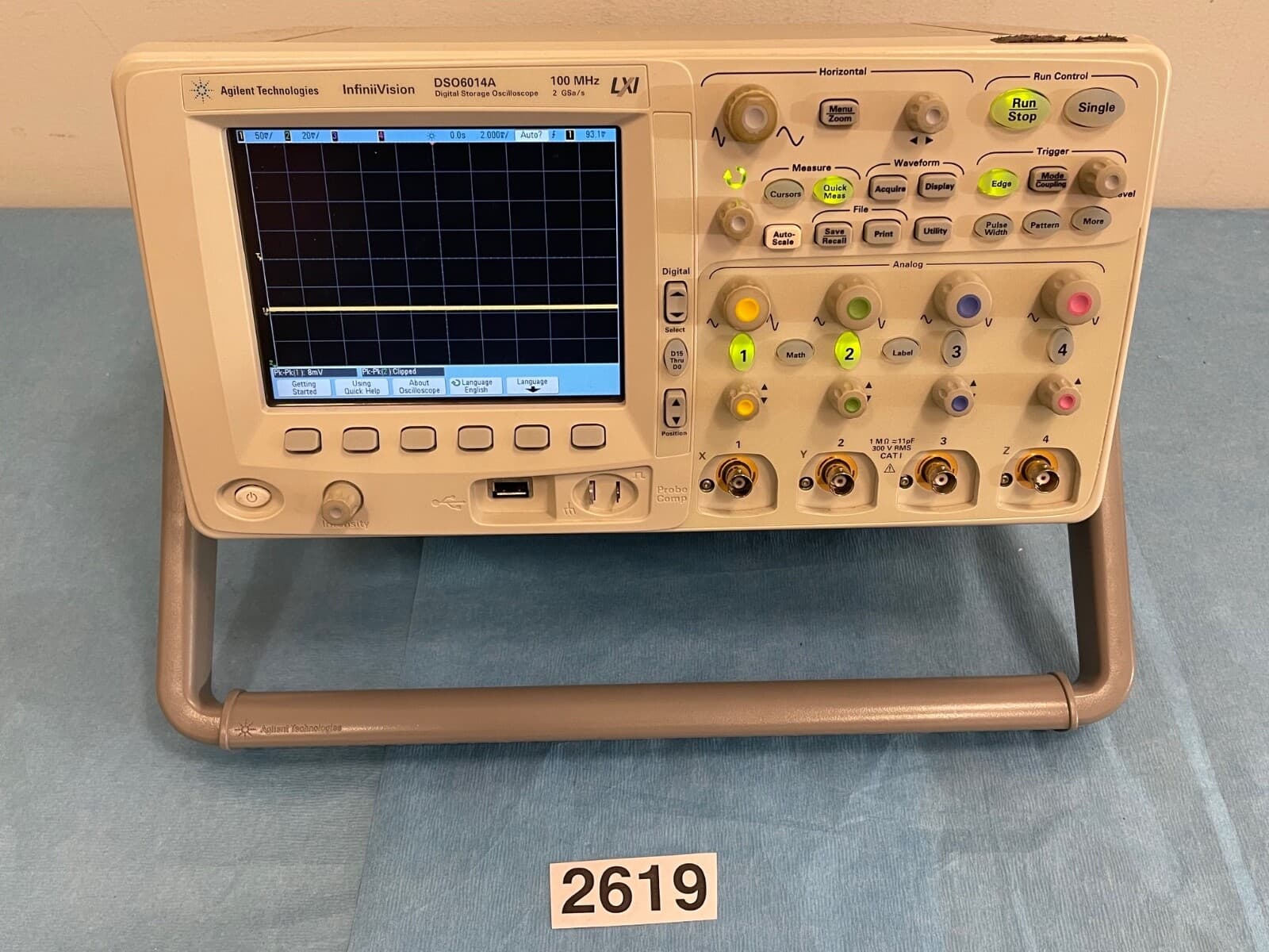 Agilent Technologies DSO6014A 100 MHz 4-Channel Digital Storage Oscilloscope