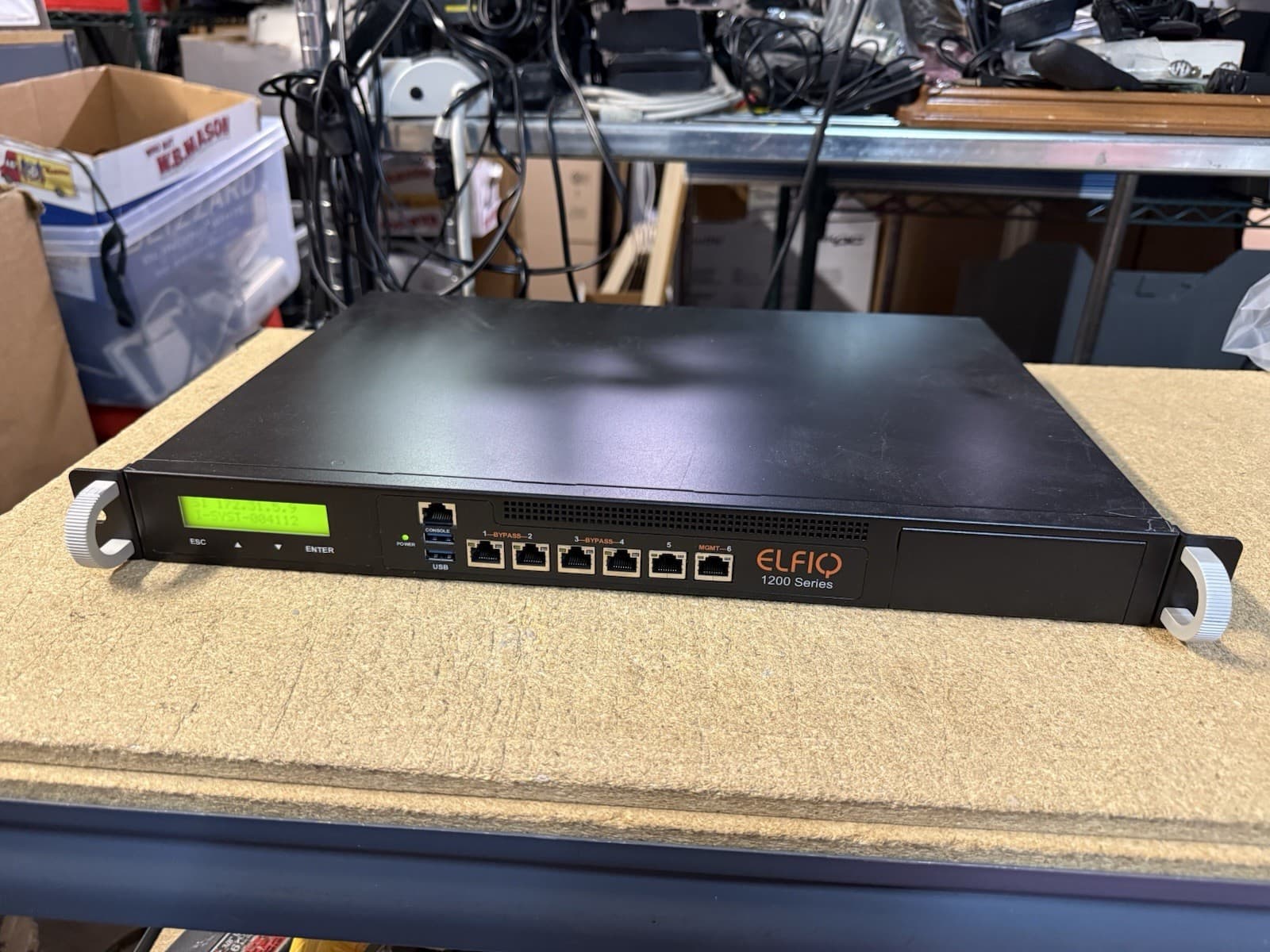 ELFIQ Networks 1200 Series FWS-7400W6-H25-B10-CX001 V3.R8.B19 Load Balancer