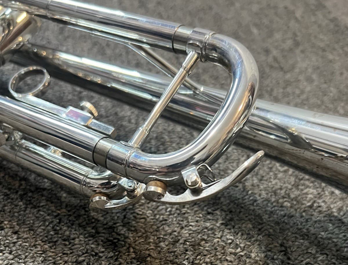 JEAN PAUL TR-430-10211 SILVER PLATE INTERMEDIATE TRUMPET W/ CASE 3