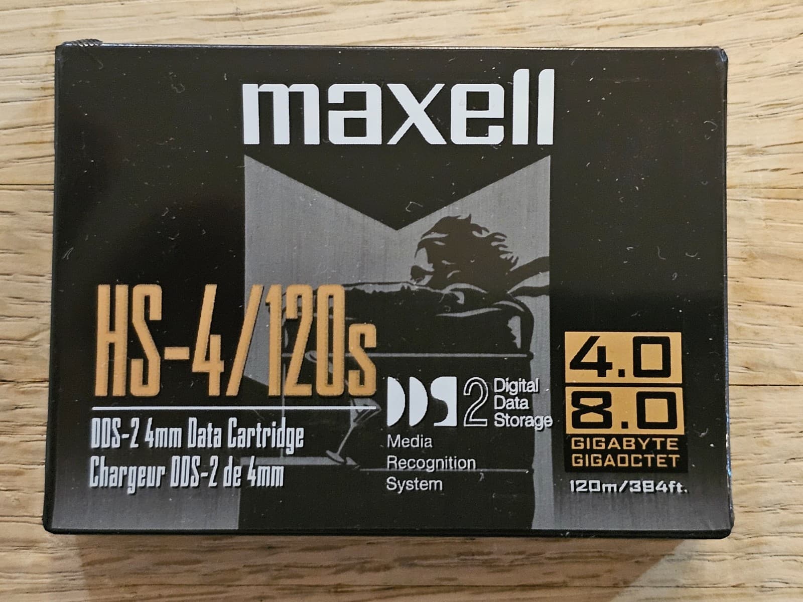 Maxell HS-4/120S 4mm DDS-120 DDS-2 4GB/8GB Data Tape NEW
