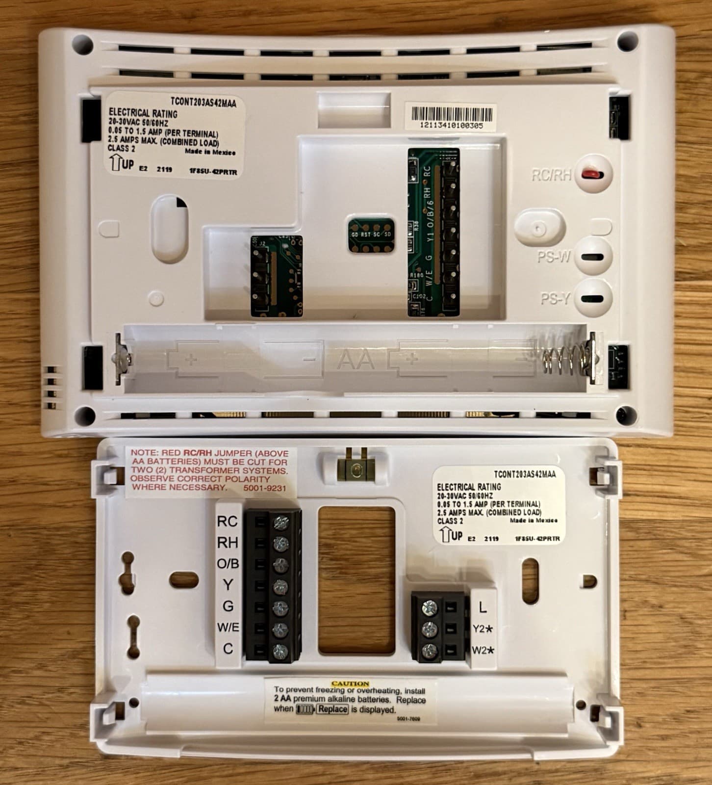 Trane Programmable Thermostat TCONT203AS42MA TCONT203A TCONT203 Up to 4H/2C FAST 4