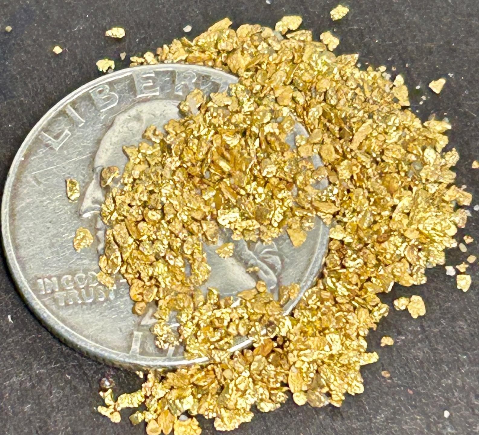 GOLD NUGGETS 6+ GRAMS Alaska Natural #16-18 Mesh Mammoth Creek Hi Purity SPECIAL