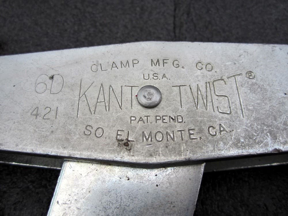 2x Kant-Twist 6" Deep C-Clamp 6D 421 Welding Clamps Made in USA 5