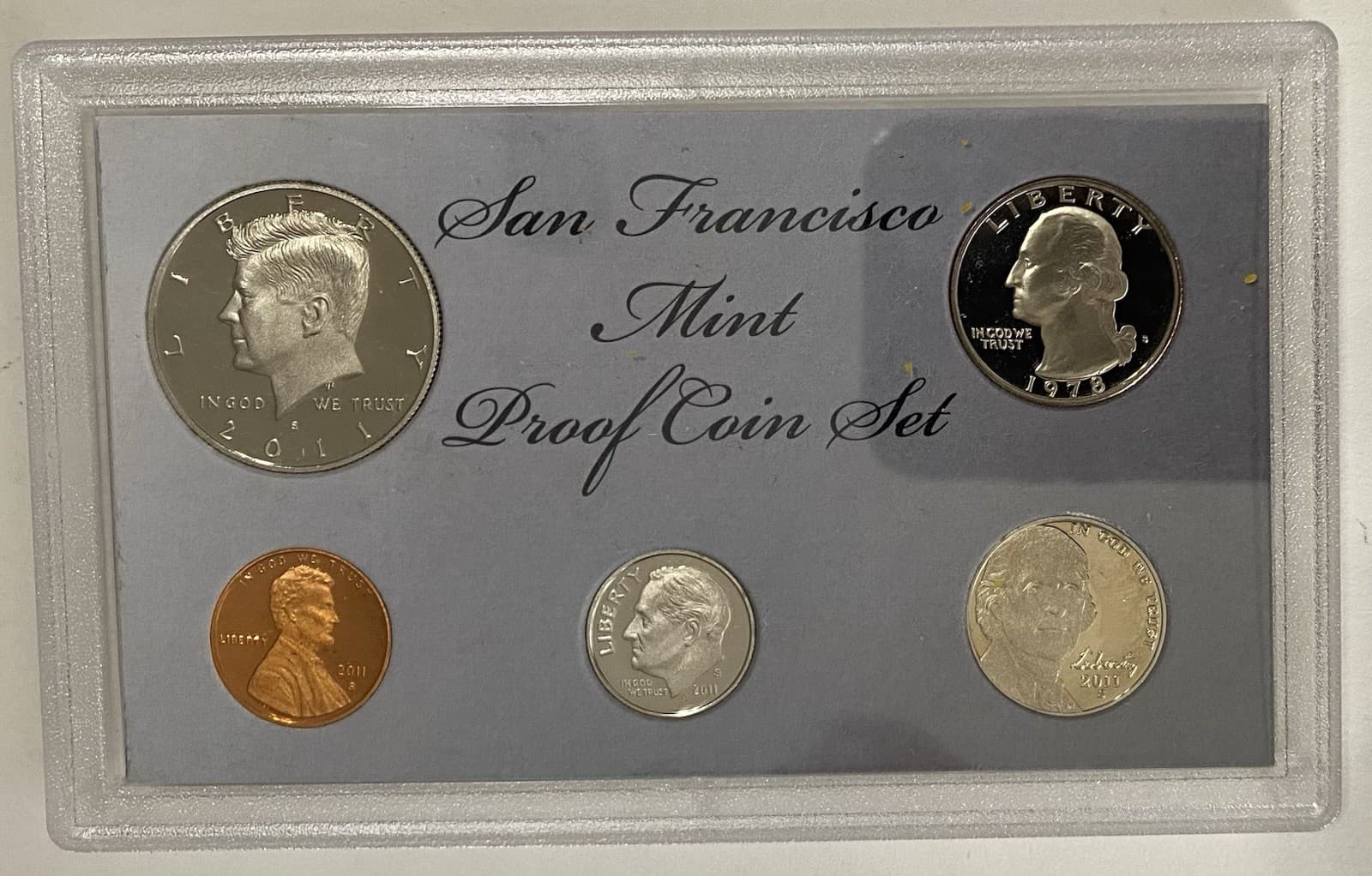2011/1978 First Commemorative Mint San Francisco Mint Proof Coin Set 2