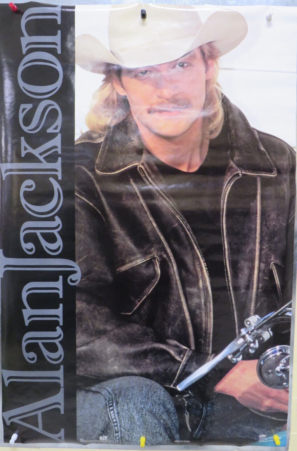 ROLLED VINTAGE 1992 ALAN JACKSON COUNTRY SINGER 23X35 POSTER OSP 8178 P27