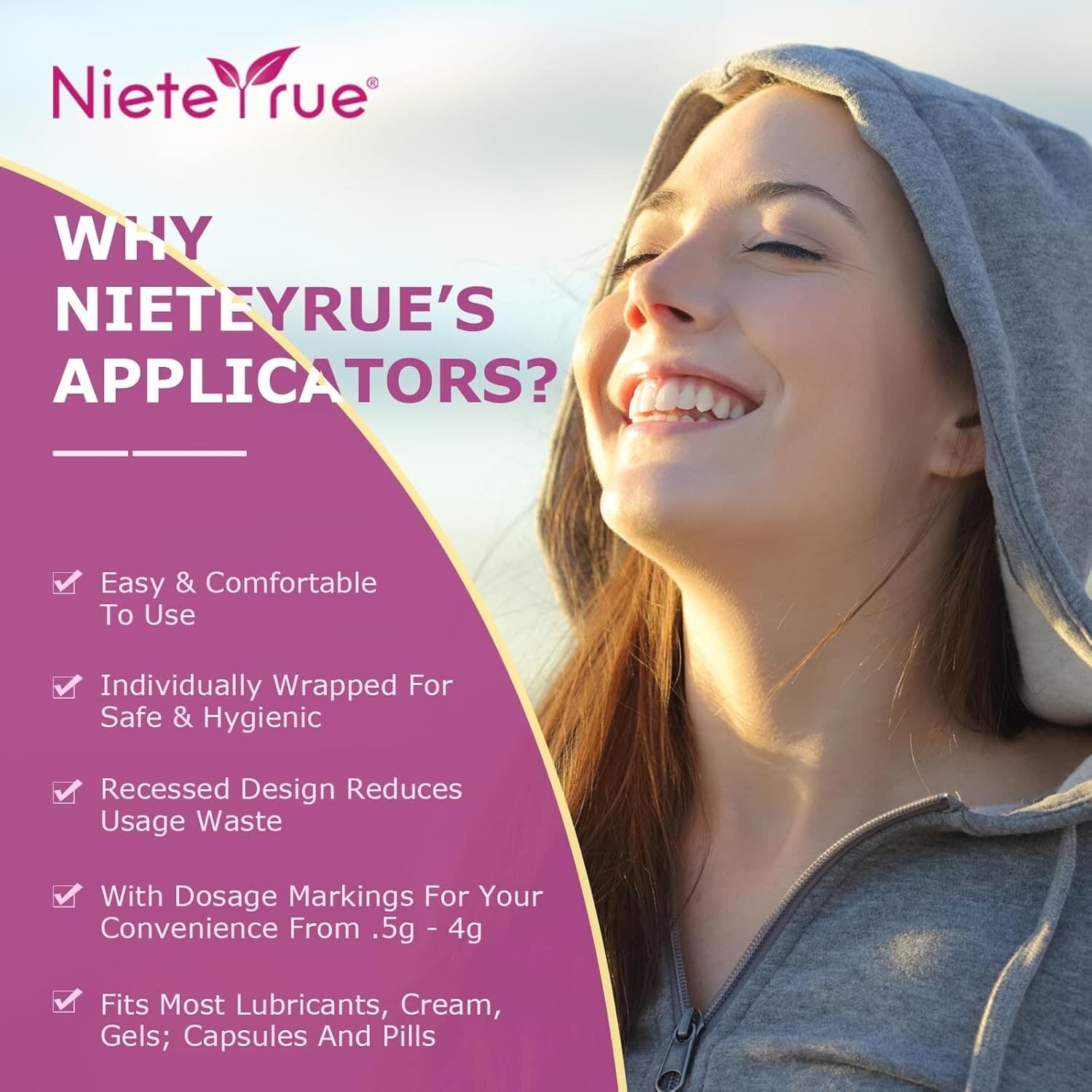 Disposable Vaginal Applicators – Updated with Dosage Markings, 4