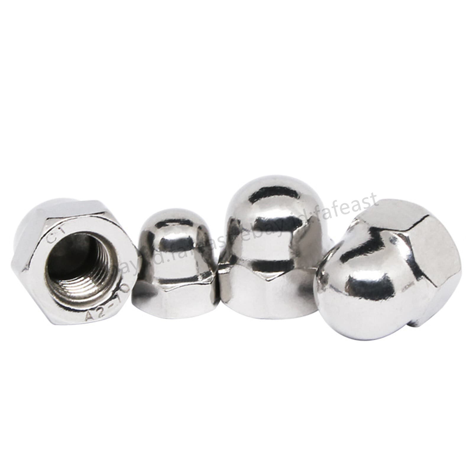 M5 To M16 Hexagon Cap Nuts Hex Acorn Nuts 304 Stainless Steel & Left Hand 3