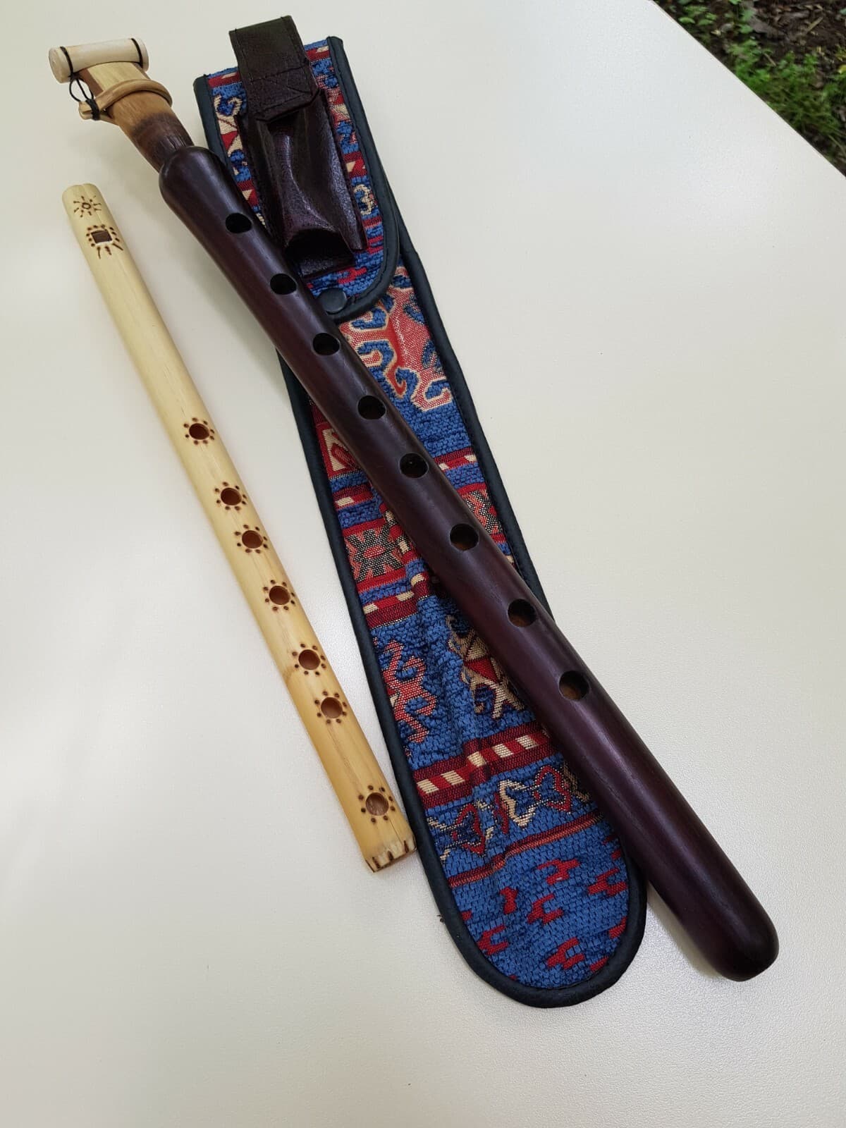 Armenian Duduk Advanced level with beautiful case with reed holder + gift flute 5