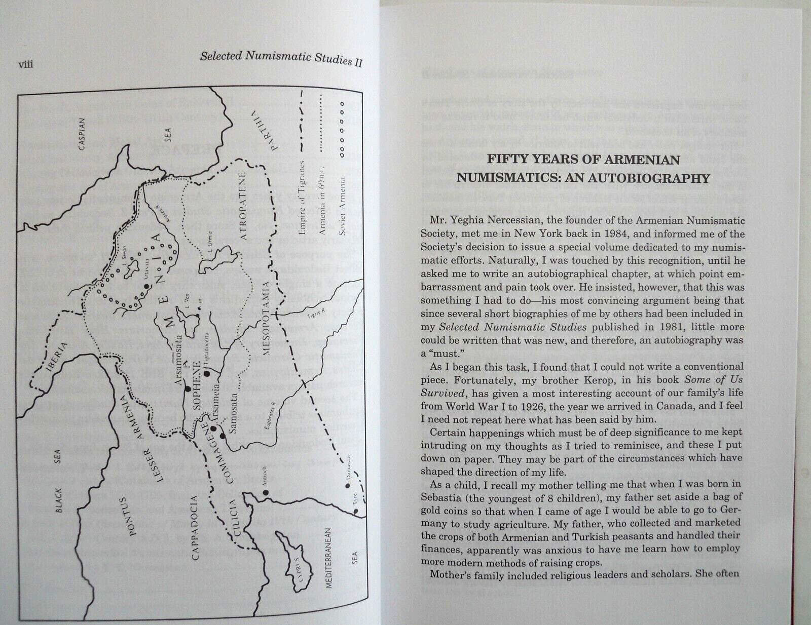 SELECTED NUMISMATIC STUDIES / Bedoukian,2 Volumes,Armenian TIGRANES,LEVON,HETOUM 2