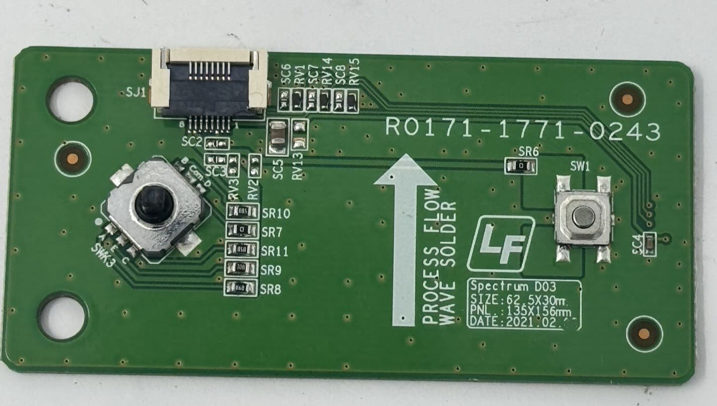 Power Button for Dough Eve Spectrum One Main Board ES07D03/07DC9 One 27" 4K HDR 2