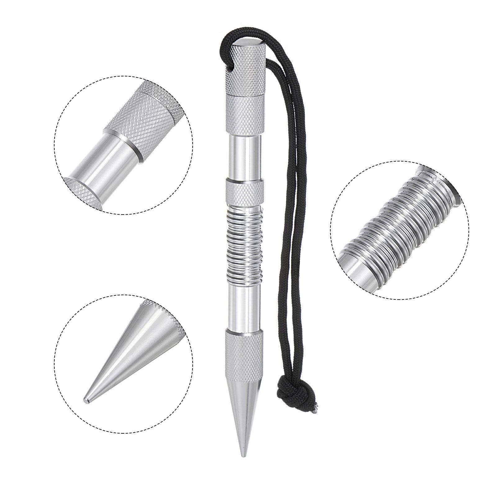 Paracord Stitching Set with Marlinspike, Accessories Silver Tone 5