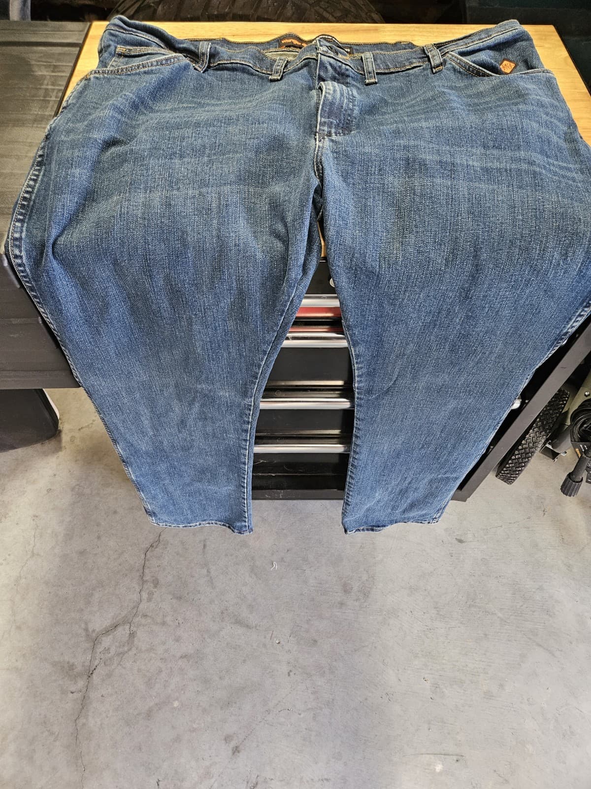 Wrangler FR Work Pants Jeans Size 44x34 Cat 2 2112 2 Pairs Of Wrangler 10FRAC470 4