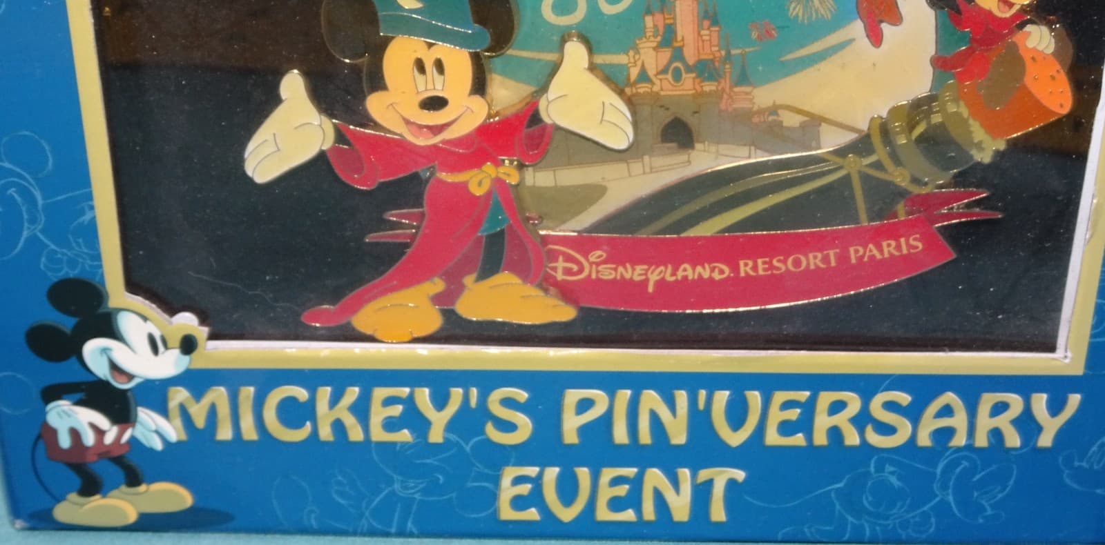 Disneyland resort Paris jumbo Pin Mickey's Pin'versary Event 2008 Mickey  LE 600 5