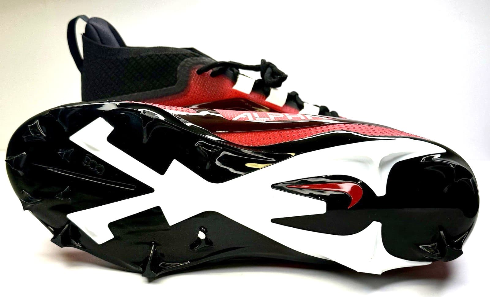 Men's Nike Alpha Menace 4 Elite University Red White Cleats FD7036 600 Size 12 5