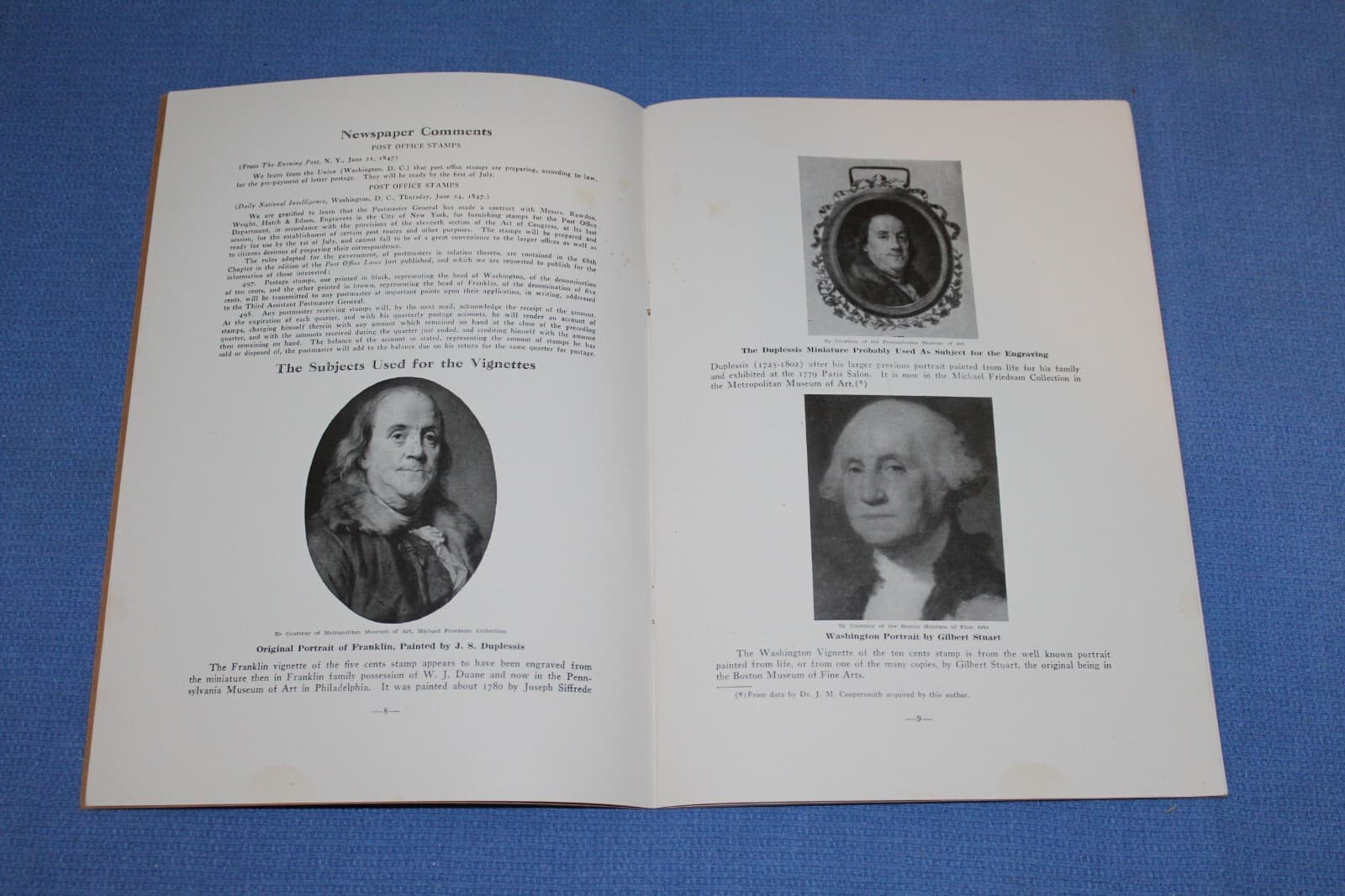 The 1847 Issue Historical Catalog Essays  Proofs Brazer BlueLakeStamps Useful! 3