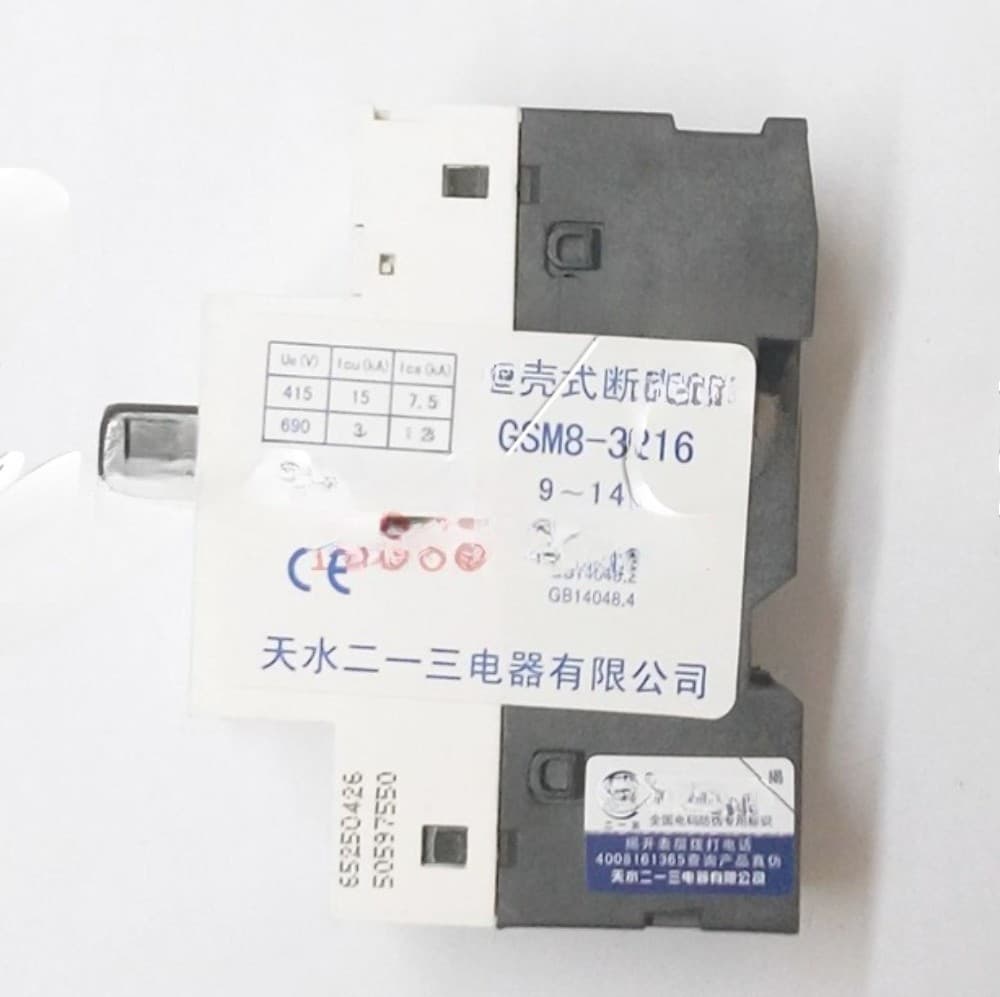 1pcs motor protection circuit breaker rectification current 9-14A GSM8-3216 2