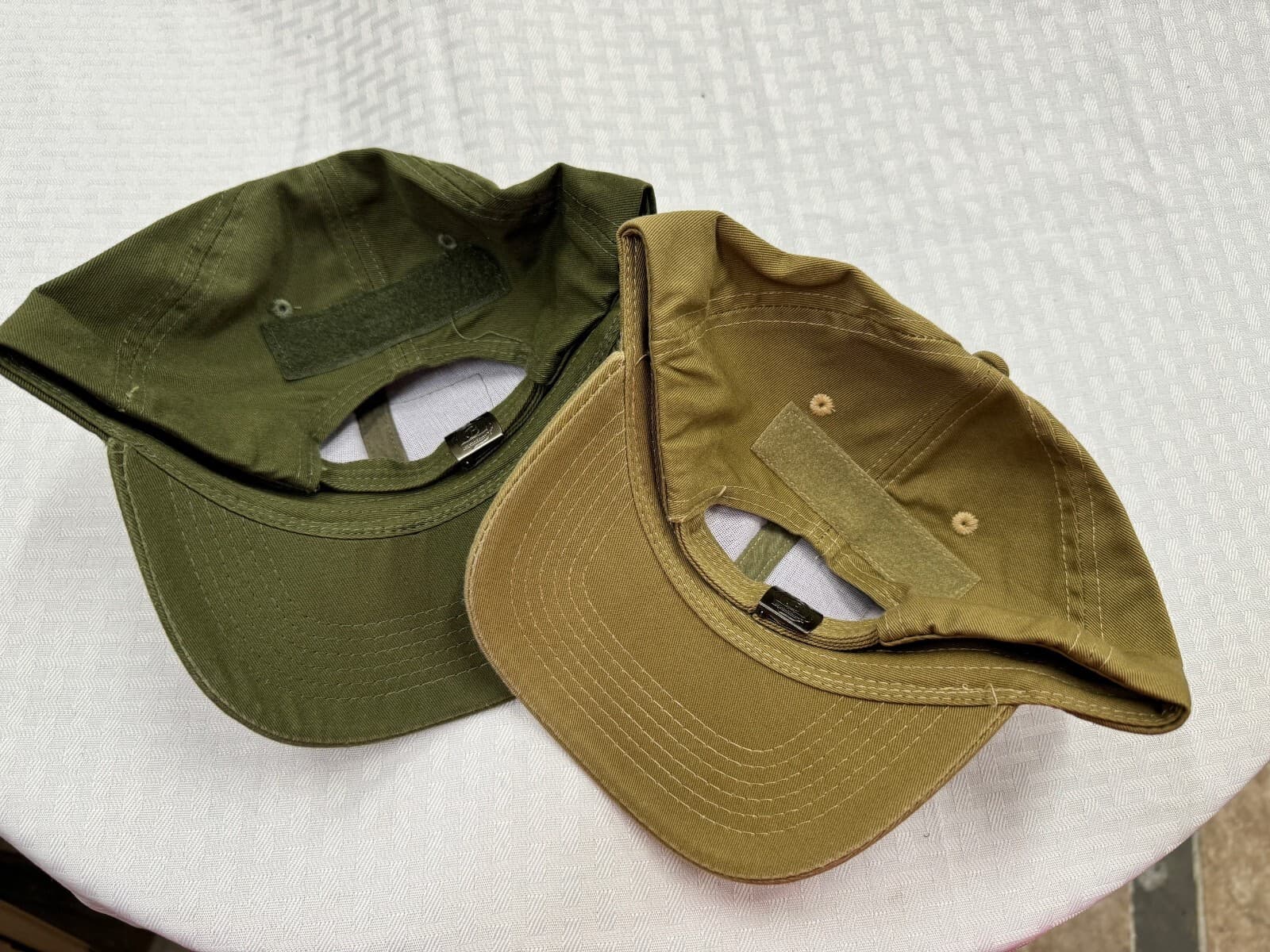 2 Thin Red Line American Flag Tactical Hats Patches Fireman Firefighters 2