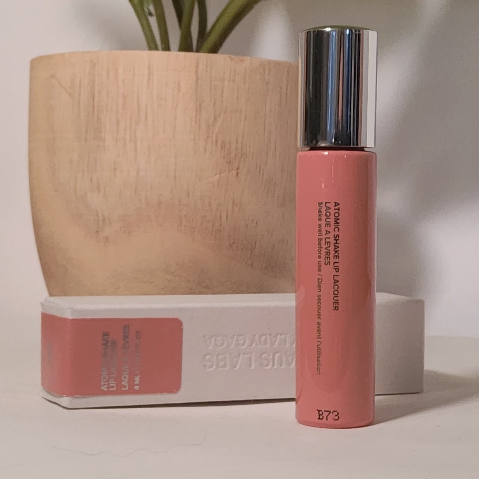 Discontinued Haus Labs Atomic Shake Lip Lacquer Sepia Shine 4ml BNIB Sealed Gaga 6