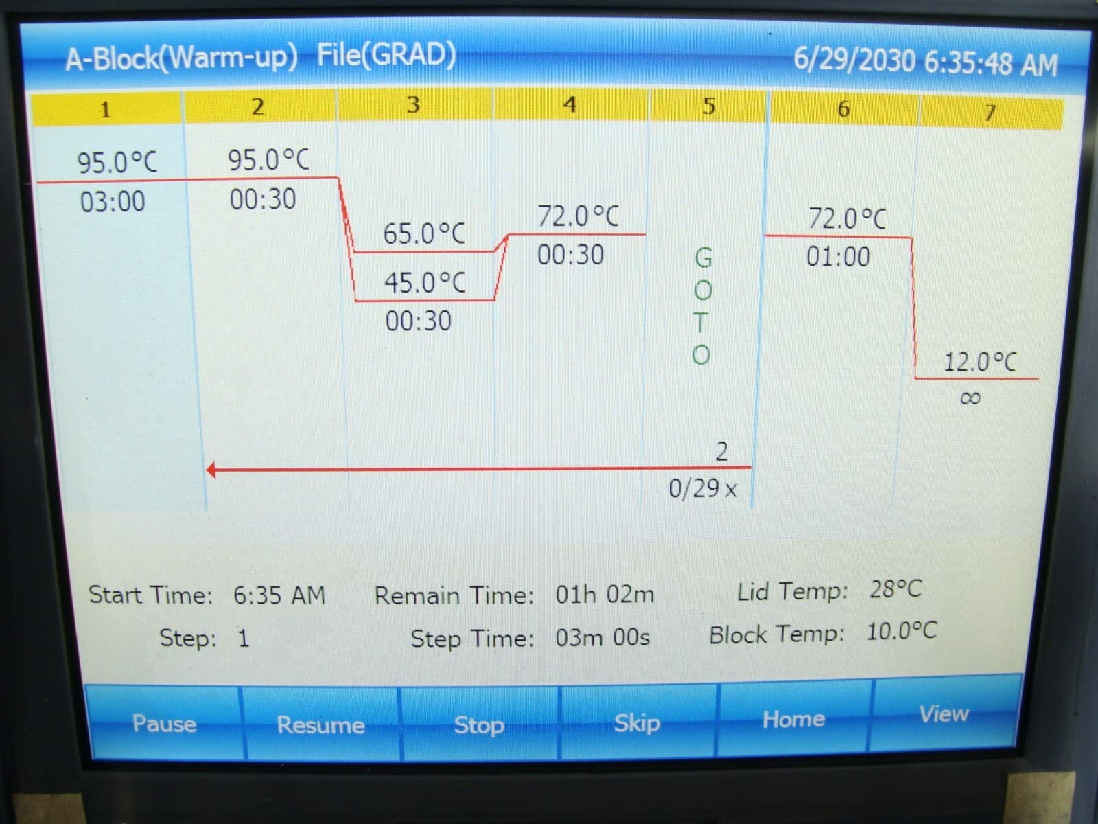 NEW - West Tune GE9612T Touch Screen 96 Well Digital PCR Gradient Thermal Cycler 4