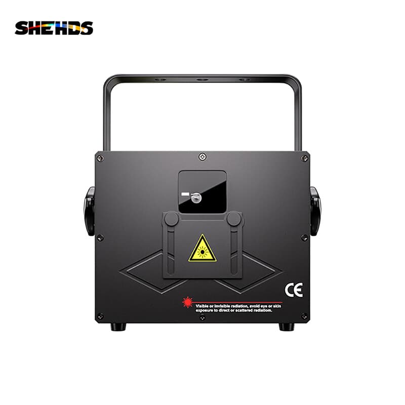 New Version 3W 3D Animation RGB Full Color ILDA Projector Laser Light APP DMX 2