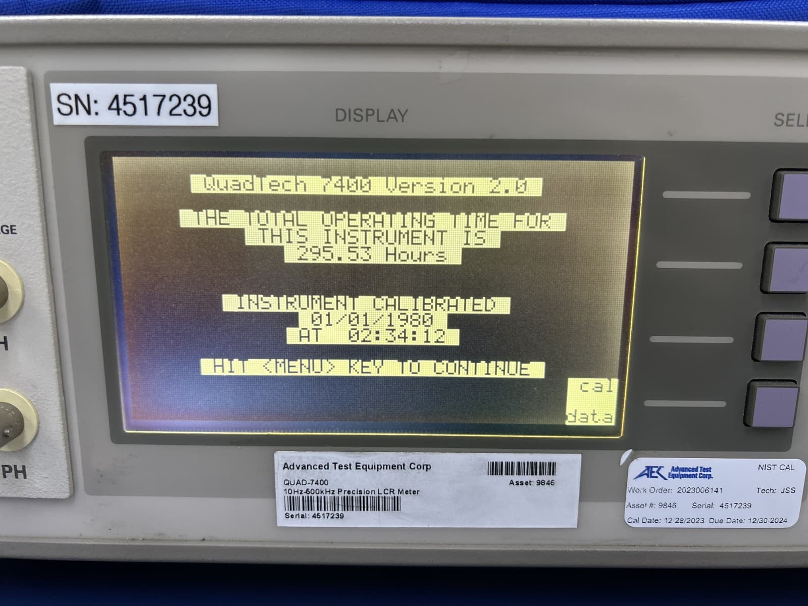 Quadtech 7400 | 10Hz-500kHz Precision LCR Meter 6