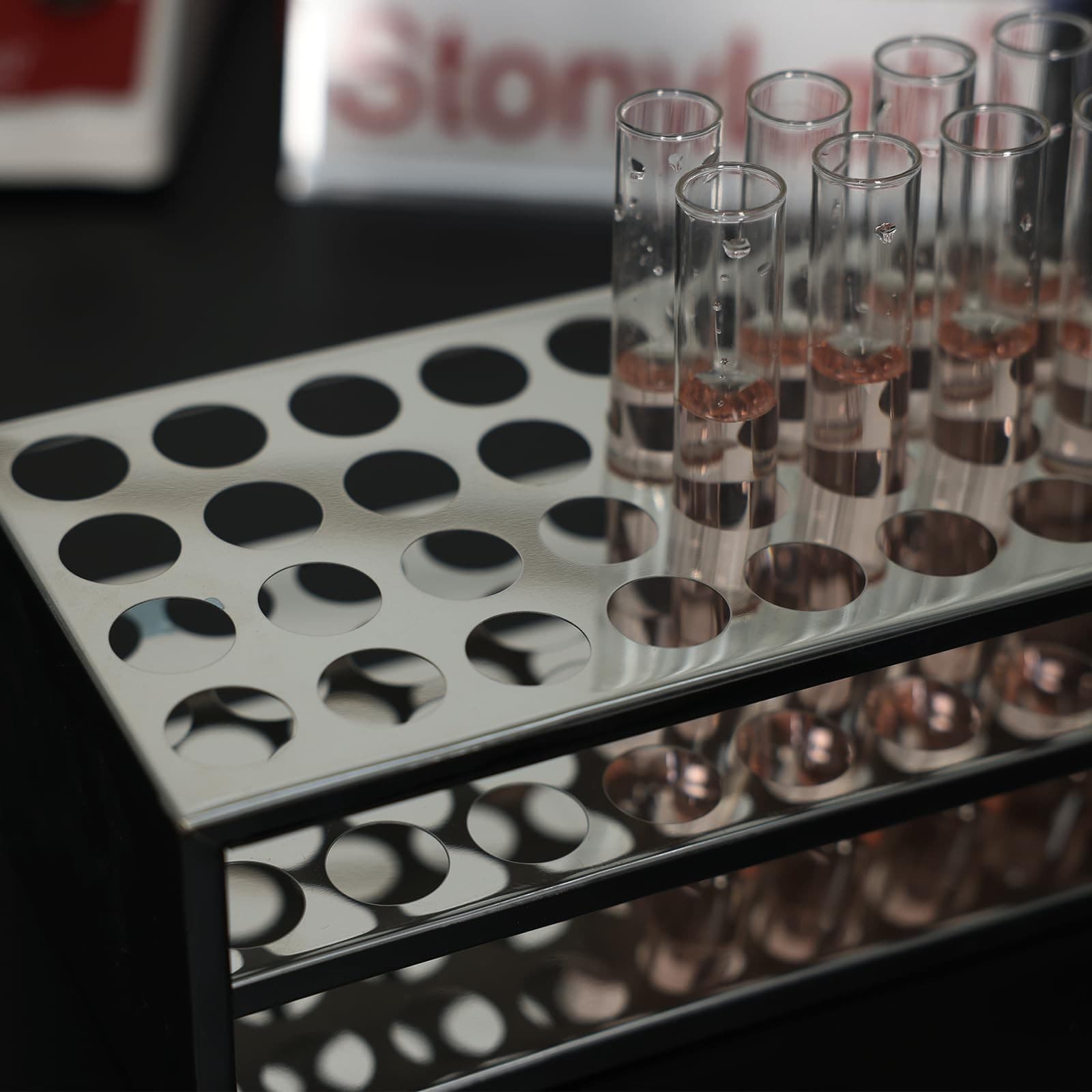 Test Tube Rack, 32-Hole Stainless Steel Test Tube Rack 0.89 Inches Tubes Acid... 6