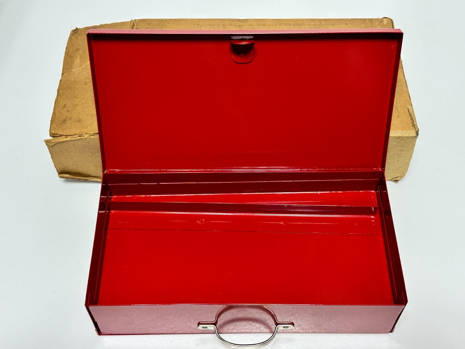 MAC Tools USA (RARE NOS) Mini Red Socket Tool Box Case w/ Single Sliding Drawer 3