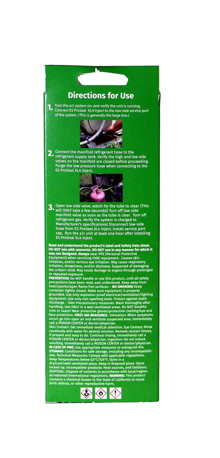 ENVIRO-SAFE Direct Inject ProSeal XL4 1.5-5 ton Inject Stop Leak R-22 Home Co... 5